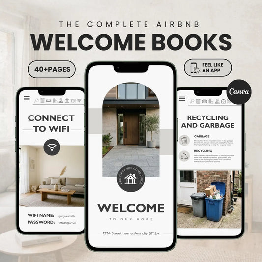 Interactive Airbnb Welcome Book Template Free