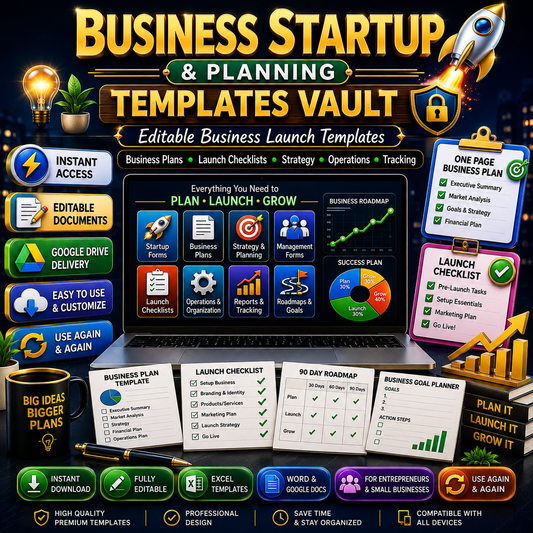 Business Startup Templates Bundle