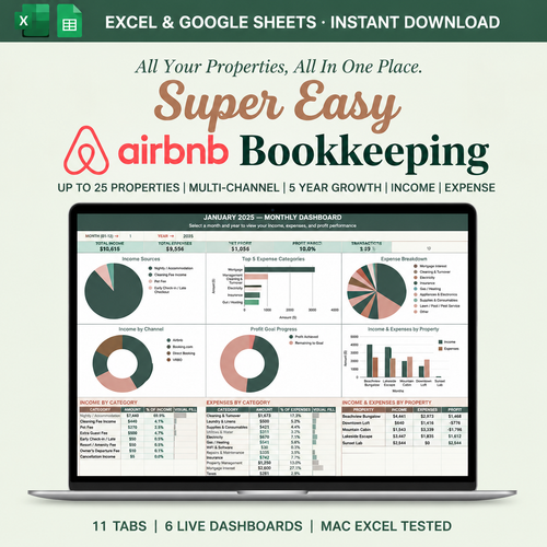Super Easy Airbnb Bookkeeping